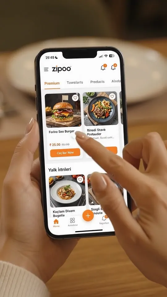 Zipoo için hazırlanan ürün tanıtımı videosundan bir kare