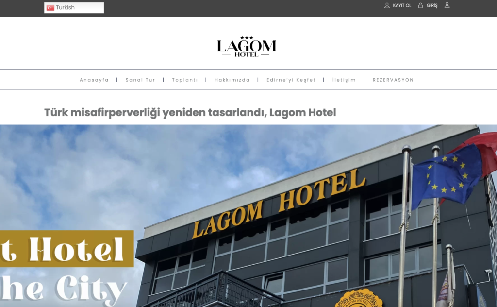 Web Tasarım Lagom Hotel